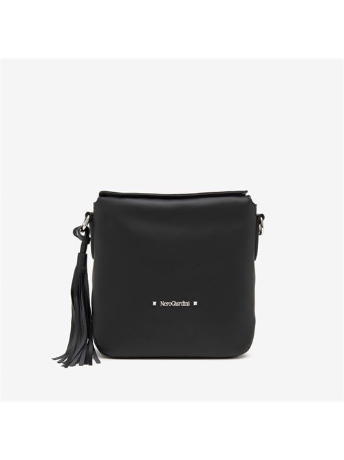 borsa a tracolla da donna in pelle nera NERO GIARDINI | E543917D100